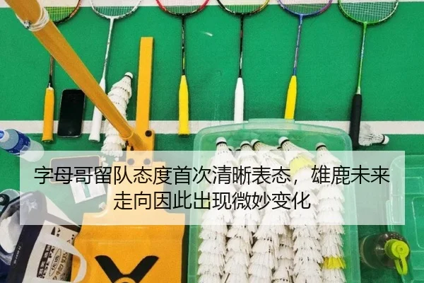 字母哥留队态度首次清晰表态，雄鹿未来走向因此出现微妙变化（maiqiuzhan）